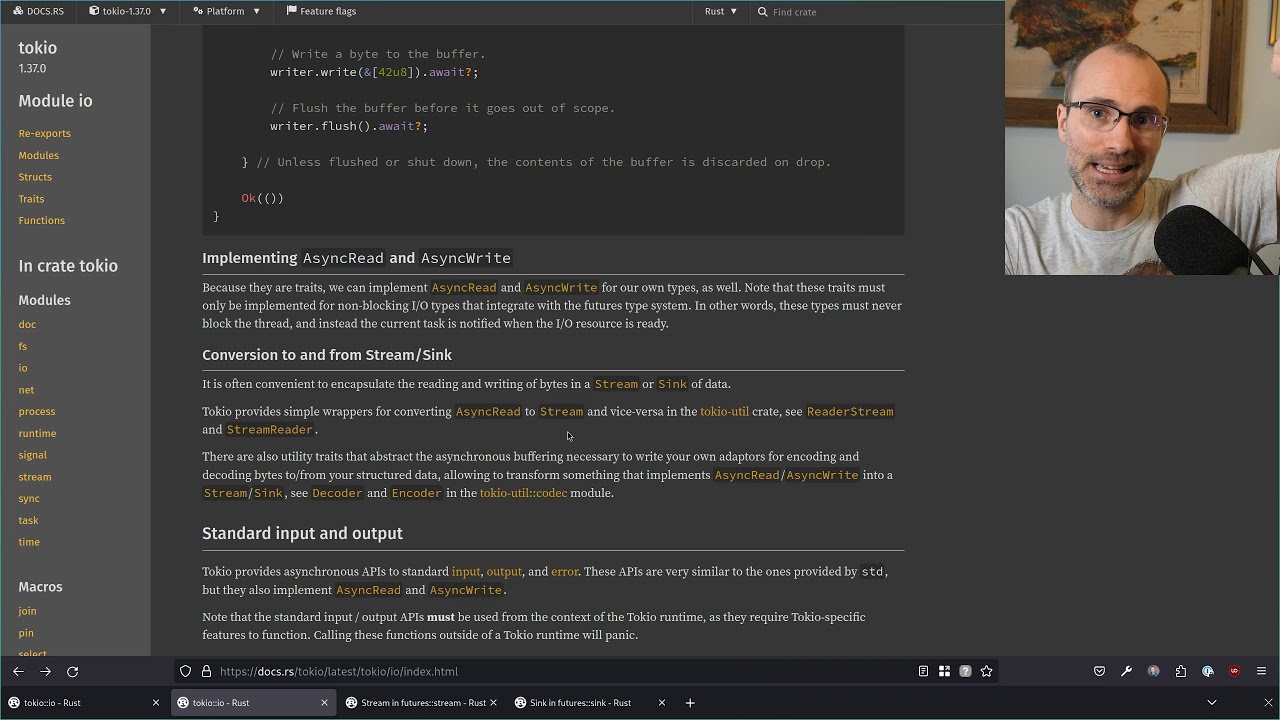 deus_machinea's tweet card. Decrusting the tokio crate