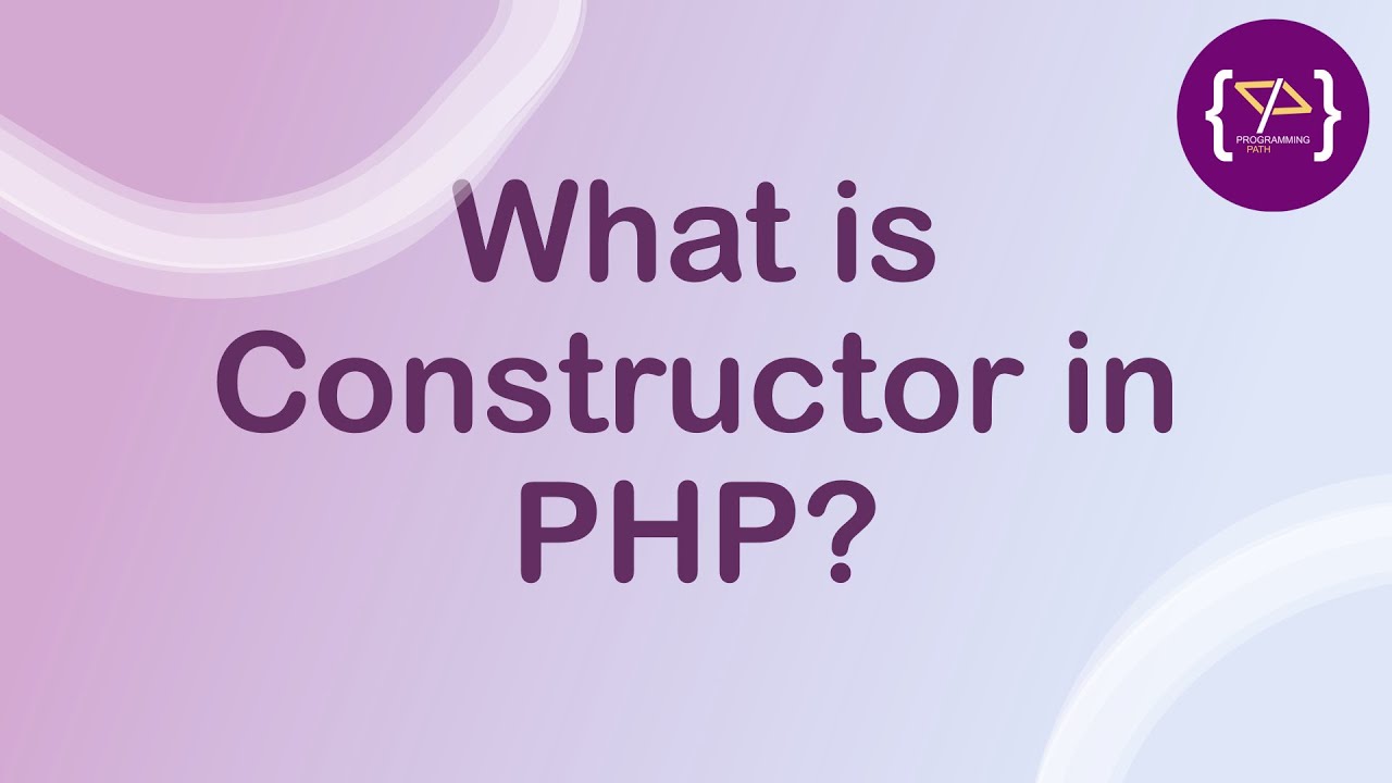 programingpath's tweet card. Constructor in PHP | __construct() function in PHP in Hindi | PHP OOP...