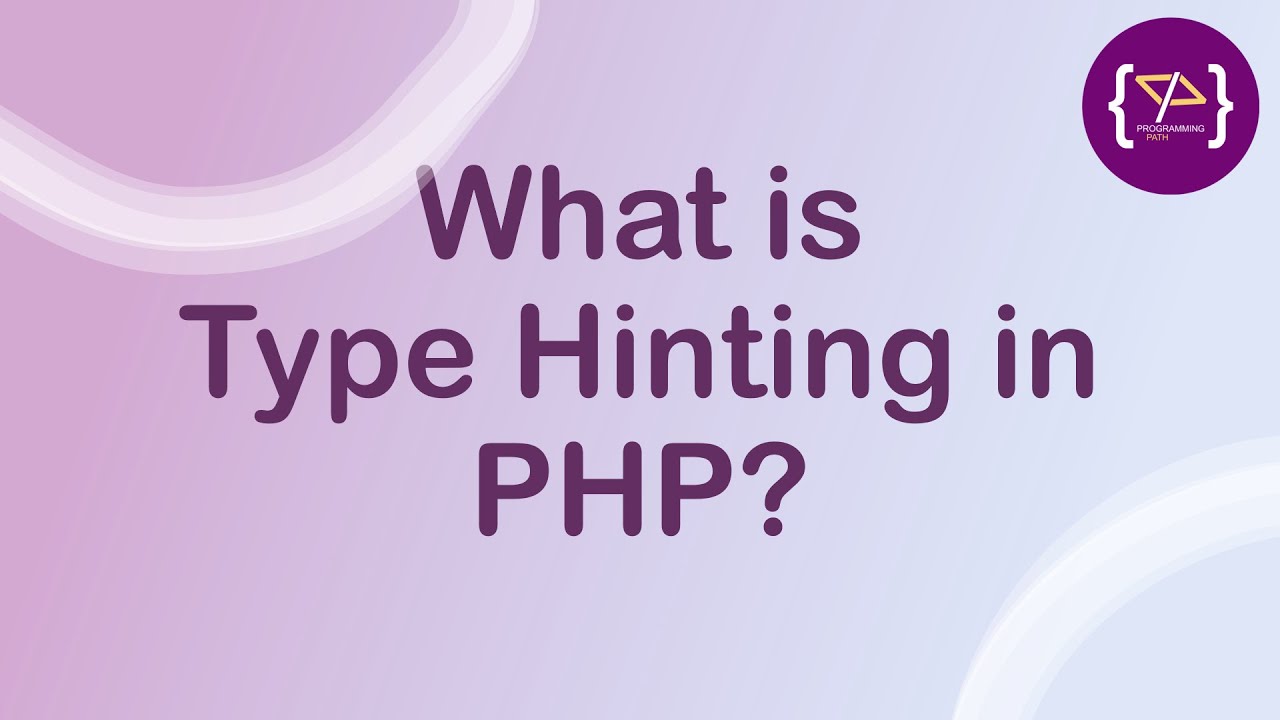 programingpath's tweet card. Type Hinting in PHP | Type Hinting in PHP in Hindi | OOP in PHP | PHP...