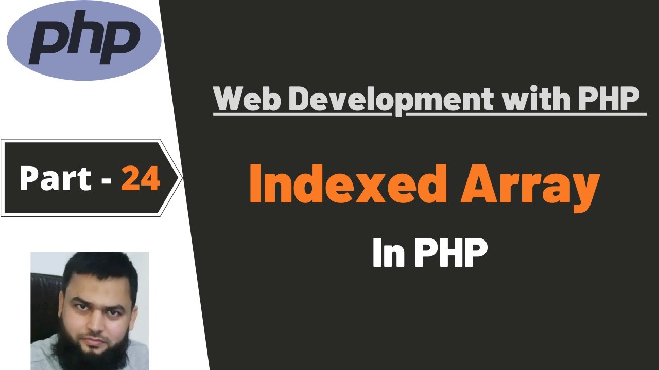CodeWithDanish's tweet card. Arrays in PHP - Indexed Array | PHP Tutorial #24