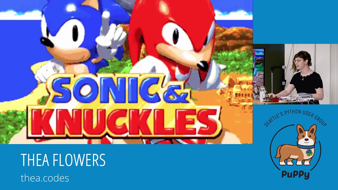 ps_python's tweet card. Thea Flowers - Creating a Sega-inspired synthesizer