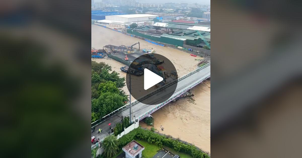 JAVAJIVE78's tweet card. 641.6K likes, 12.4K comments. “Tumama ang ilang barge sa isang tulay sa Circulo Verde sa Brgy. Bagumbayan, Quezon City bunsod ng rumaragasang tubig dulot ng pag-ulan dala ng Hanging Habagat at Super...