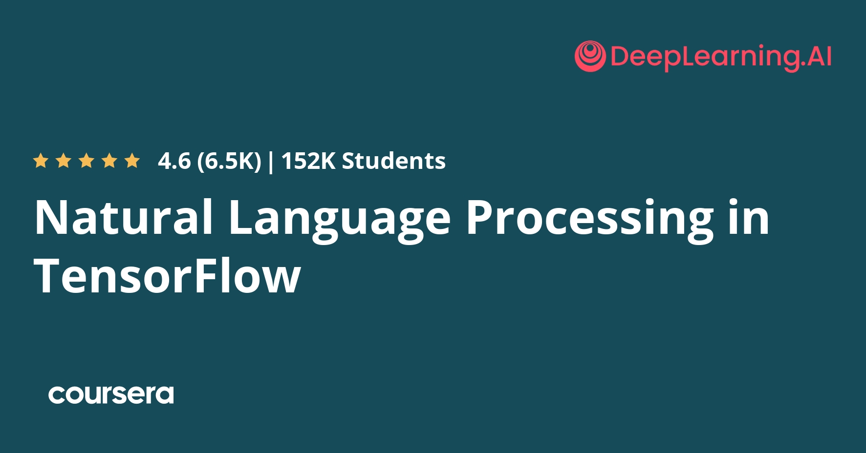 Datascience__'s tweet card. Offered by DeepLearning.AI. If you are a software ... Enroll for free.