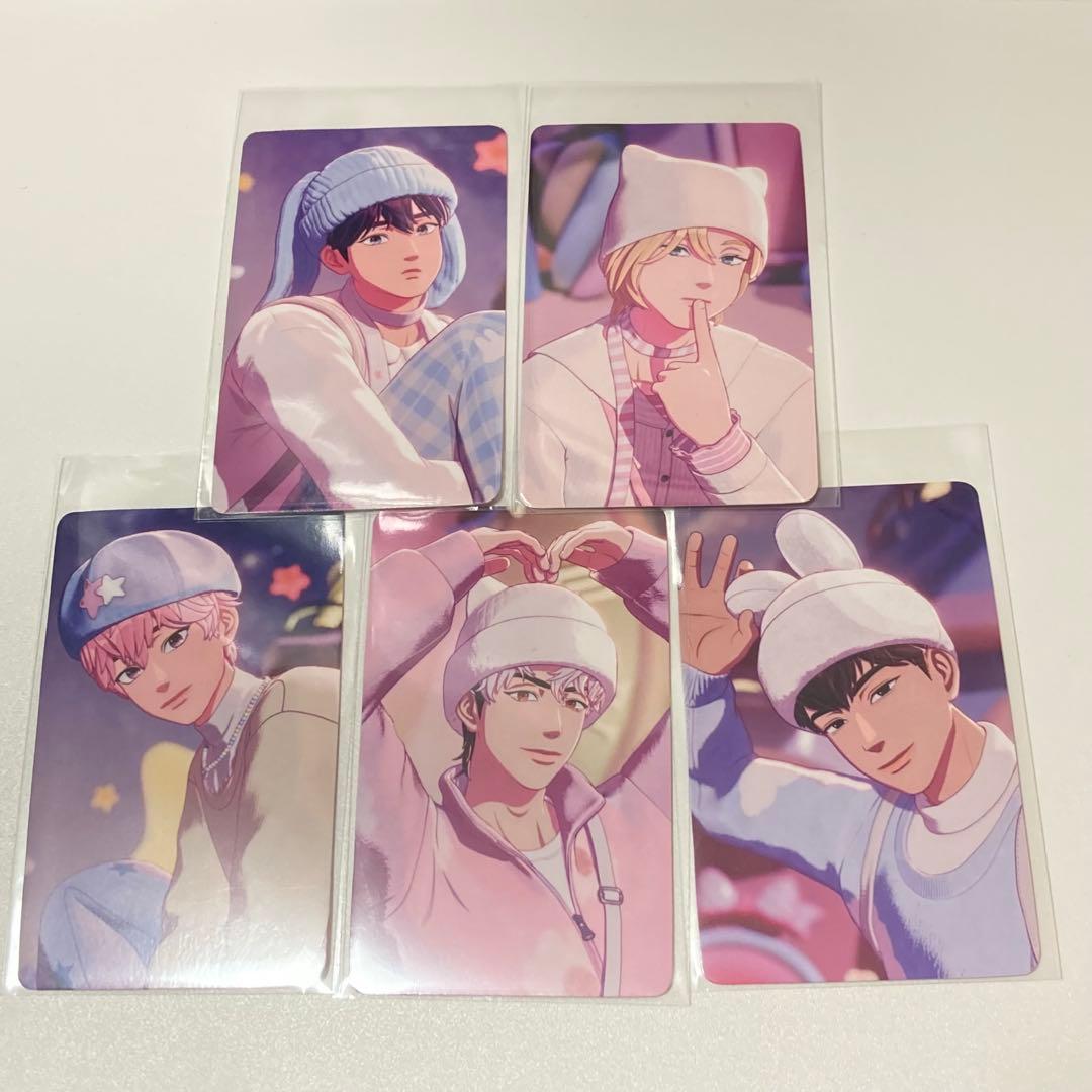 アニメイト限定のPLBBUUトレカ5種コンプ出てるよ～！みんな揃ってるの