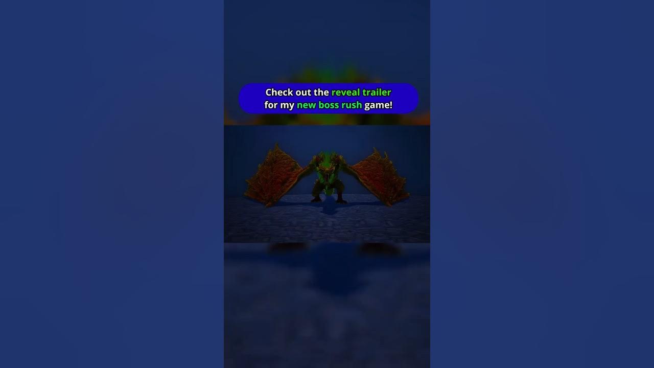 OldManGaming2's tweet card. Check out the reveal trailer for my new boss rush game #soulslike...