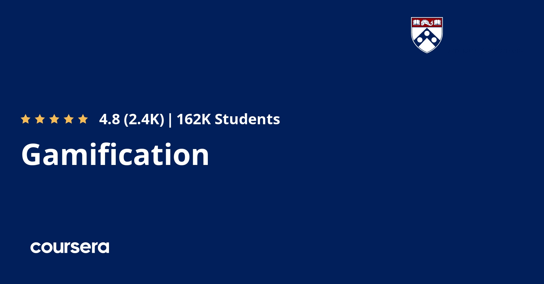 dj_coder_design's tweet card. Offered by University of Pennsylvania. Gamification is ... Enroll for free.