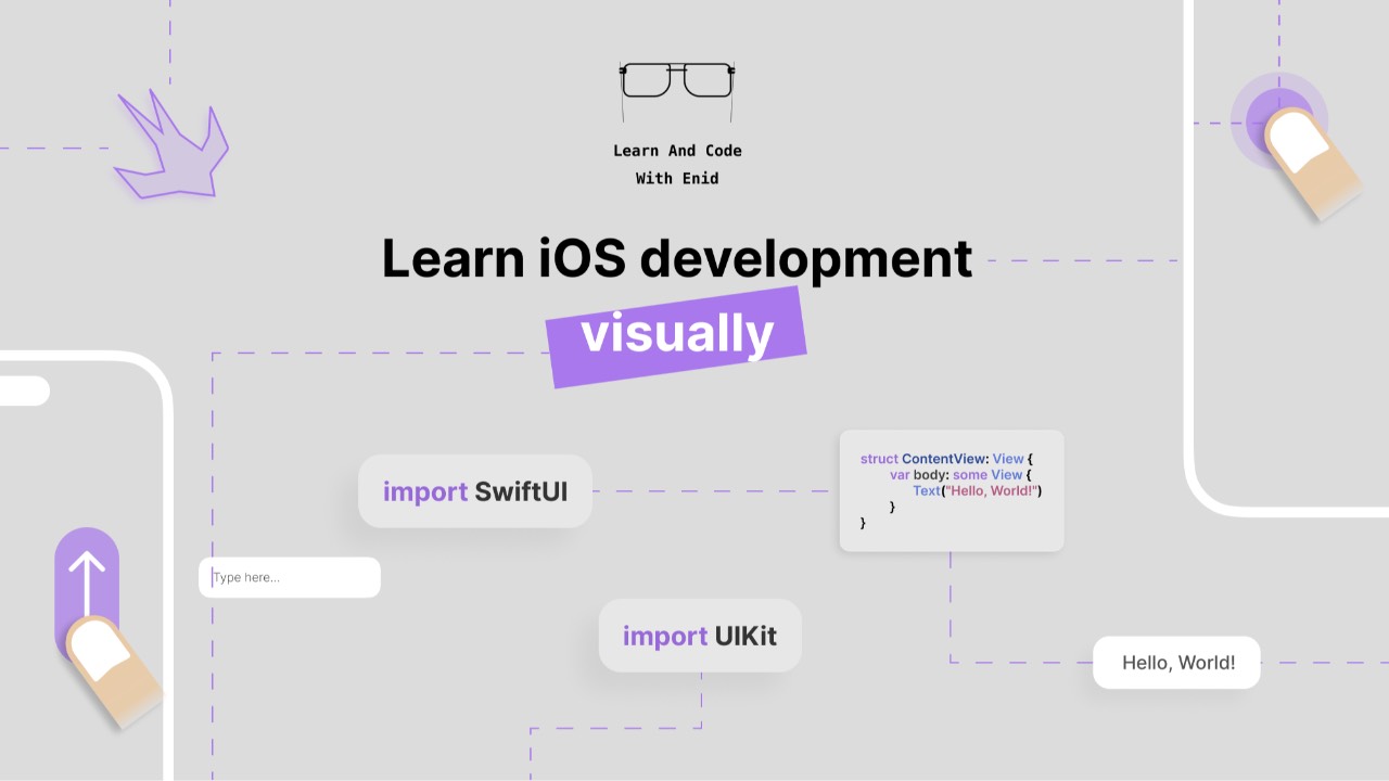 ios_dev_alb's tweet card. Learn Swift, SwiftUI, UIKit, and more in a visual, creative, and unique way with ongoing visuals.