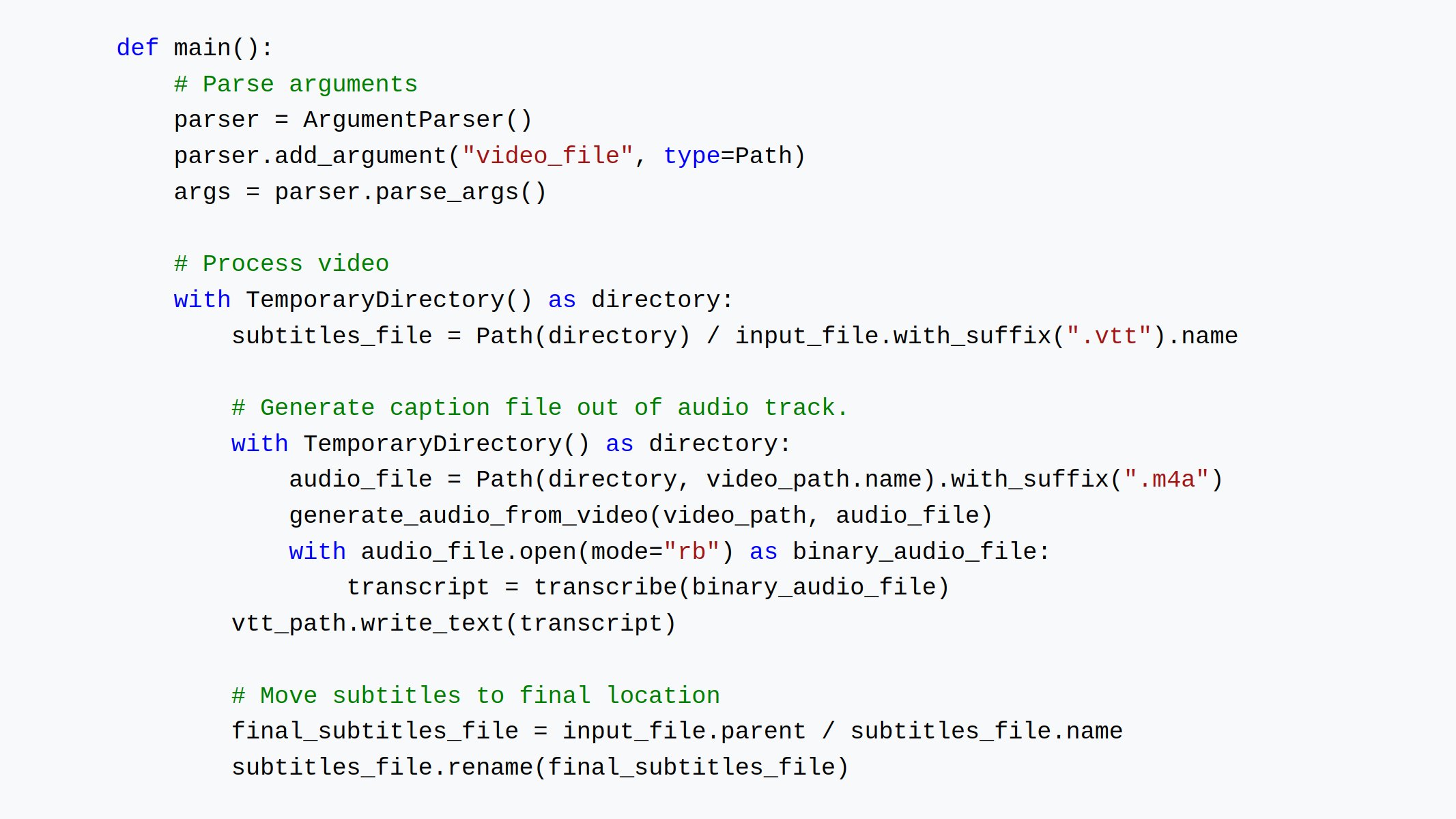 SimpliPy's tweet card. When do you need a comment in Python and when should you consider an alternative to commenting?
