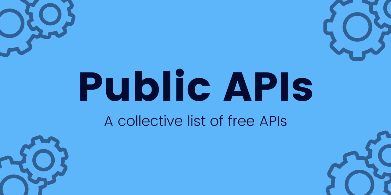 webnowdev's tweet card. A collective list of free APIs. Contribute to public-apis/public-apis development by creating an account on GitHub.