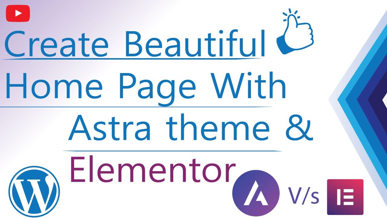 TekDigon's tweet card. How to Design A Beautiful Home page with Astra theme and Elementor |...