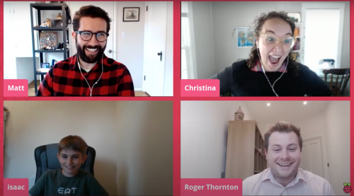 CoderDojo's tweet card. It’s time for a dessert break with Raspberry Pi! This week’s live stream code-along session is sure to…