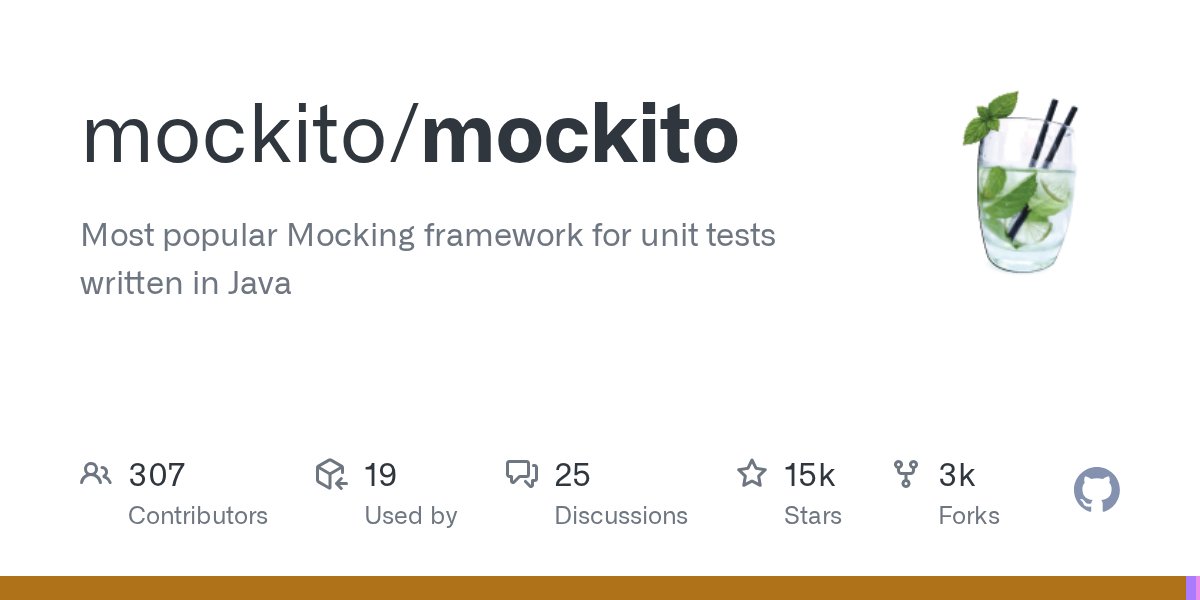 github_trends's tweet card. Most popular Mocking framework for unit tests written in Java - mockito/mockito
