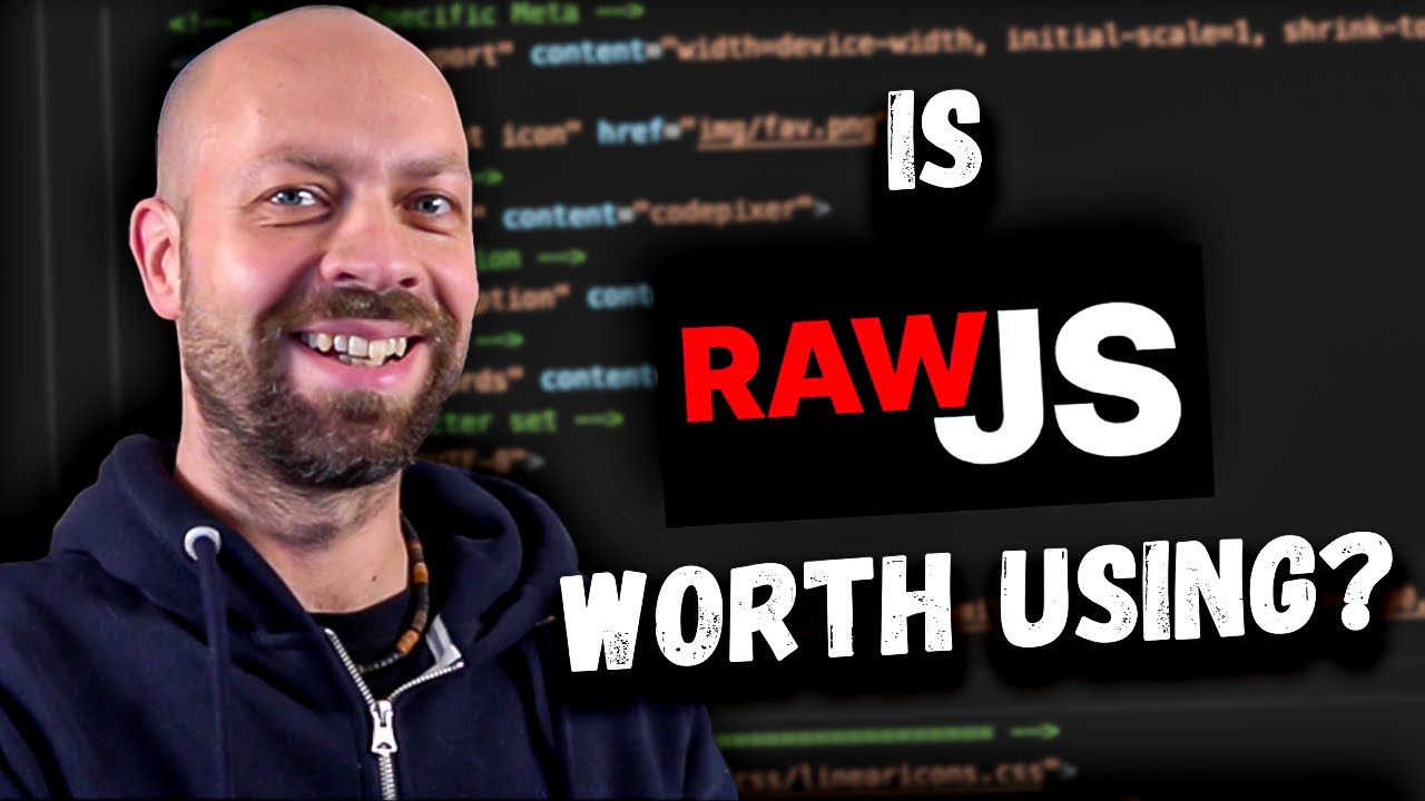 codewithbubb's tweet card. So few people know about this JavaScript framework