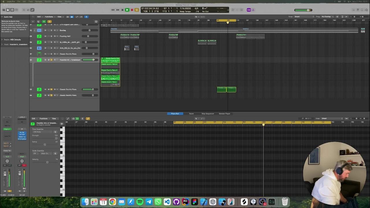 MikeCodesDotNET's tweet card. Random music making