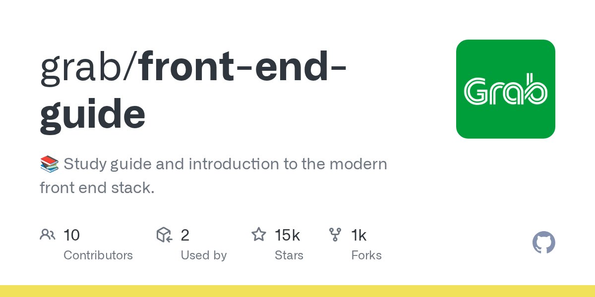 css's tweet card. 📚 Study guide and introduction to the modern front end stack. - grab/front-end-guide