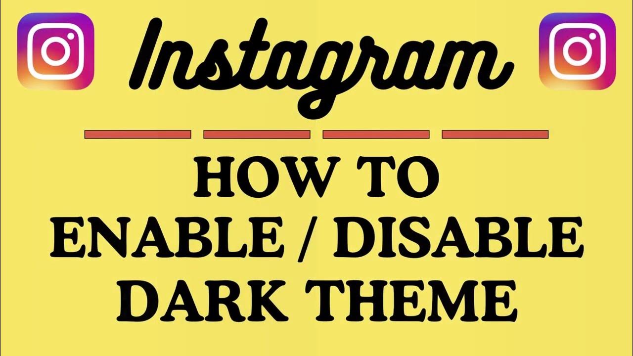 CraigJohnson20's tweet card. How to Enable or Disable Dark Theme on Instagram | PC Tutorial