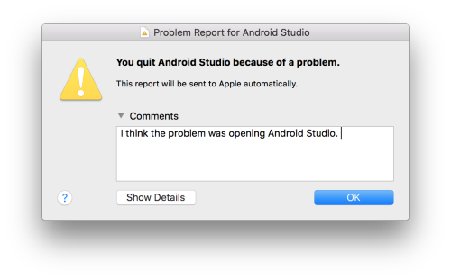 XcodeHasCrashed's tweet card. Some days, Xcode gets a day off. The crash dialog, however, does not.