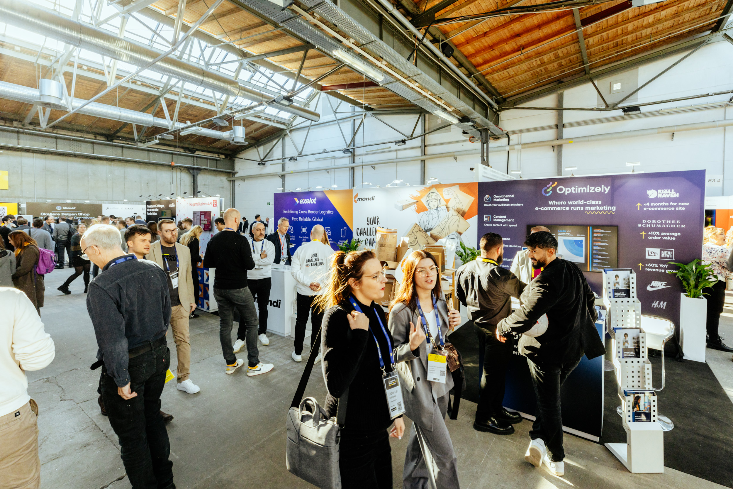 AdHoc_Language's tweet card. E-commerce Berlin Expo