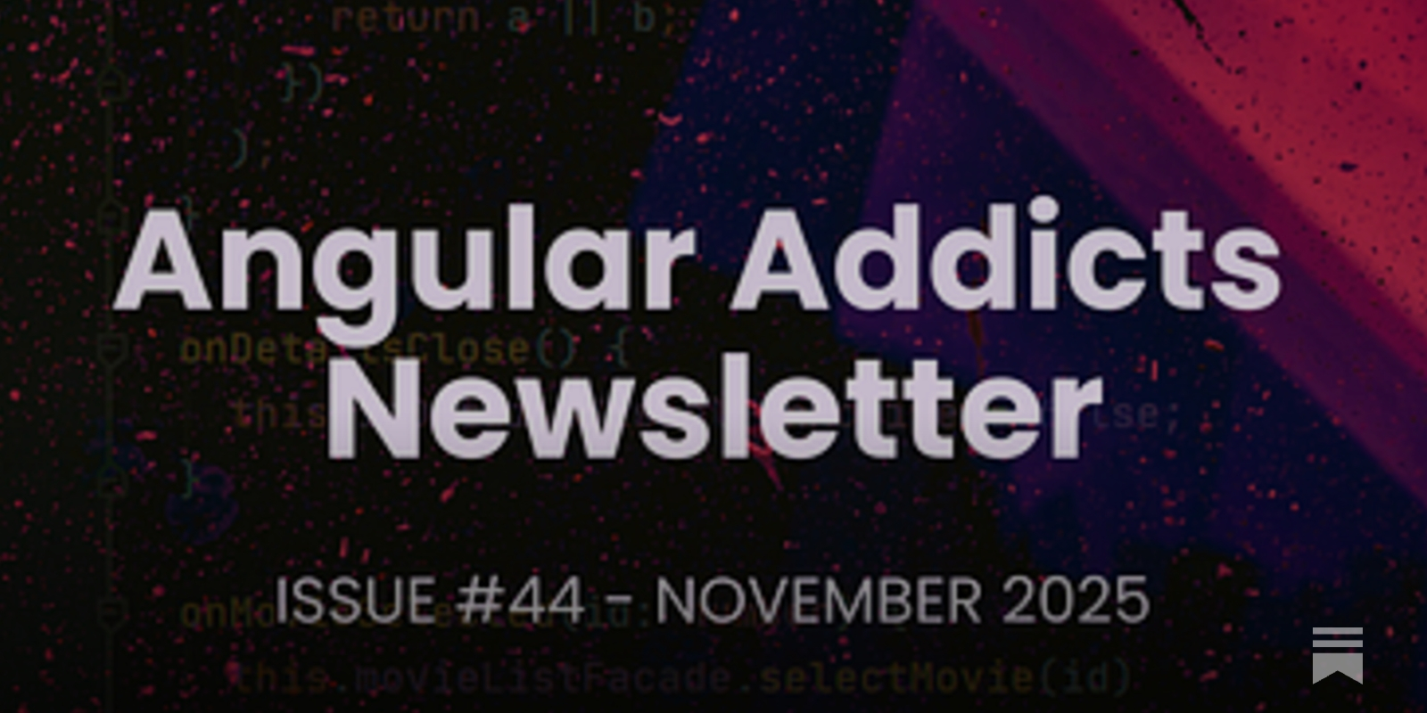 GergelySzerovay's tweet card. My favorite Angular resources of November, 2025