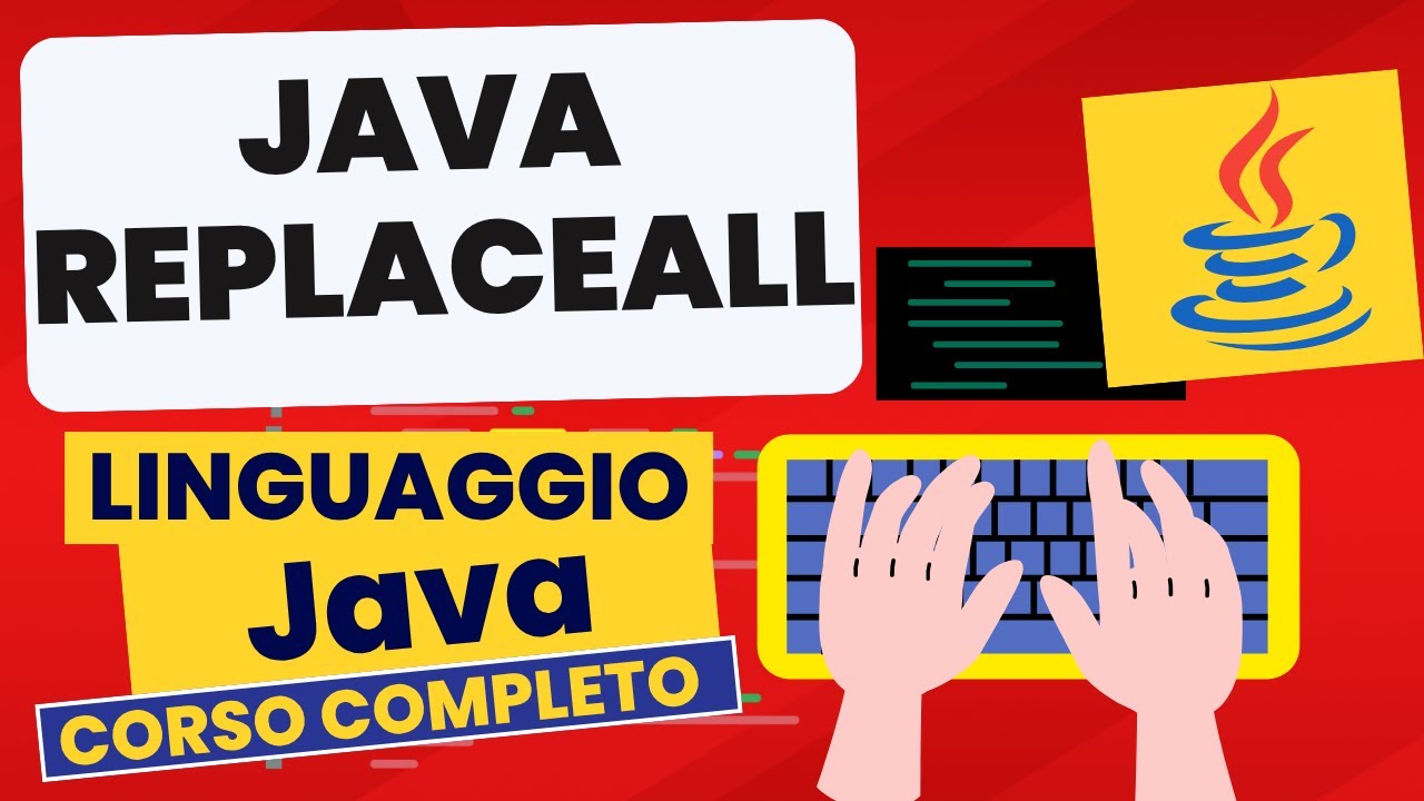 artigianiweb's tweet card. Replaceall | Corso Java Pratico