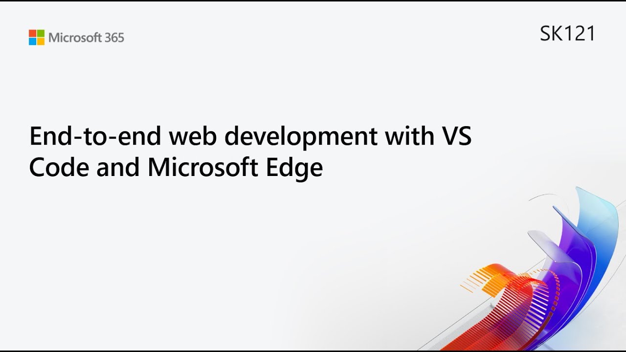 EdgeDevTools's tweet card. MS Build SK121 End-to-end web development with VS Code and Microsoft...