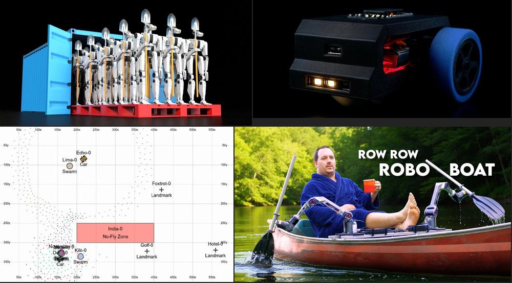 WeeklyRobotics's tweet card. Weekly Robotics 328: A slam handbook, a palm-sized mobile robot based on ESP32, a new framework for robotics, voice-controlled robot swarms, and more!