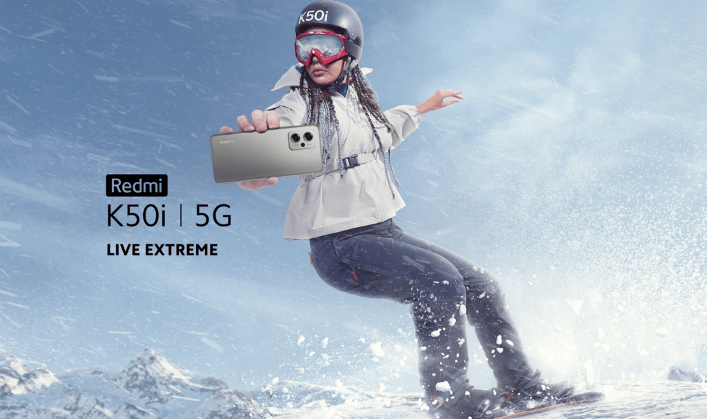 AndroidParaTi1's tweet card. Xiaomi ha anunciado oficialmente un nuevo modelo de gama media en el mercado indio denominado Redmi K50i, que es básicamente un modelo renombrado del Redmi