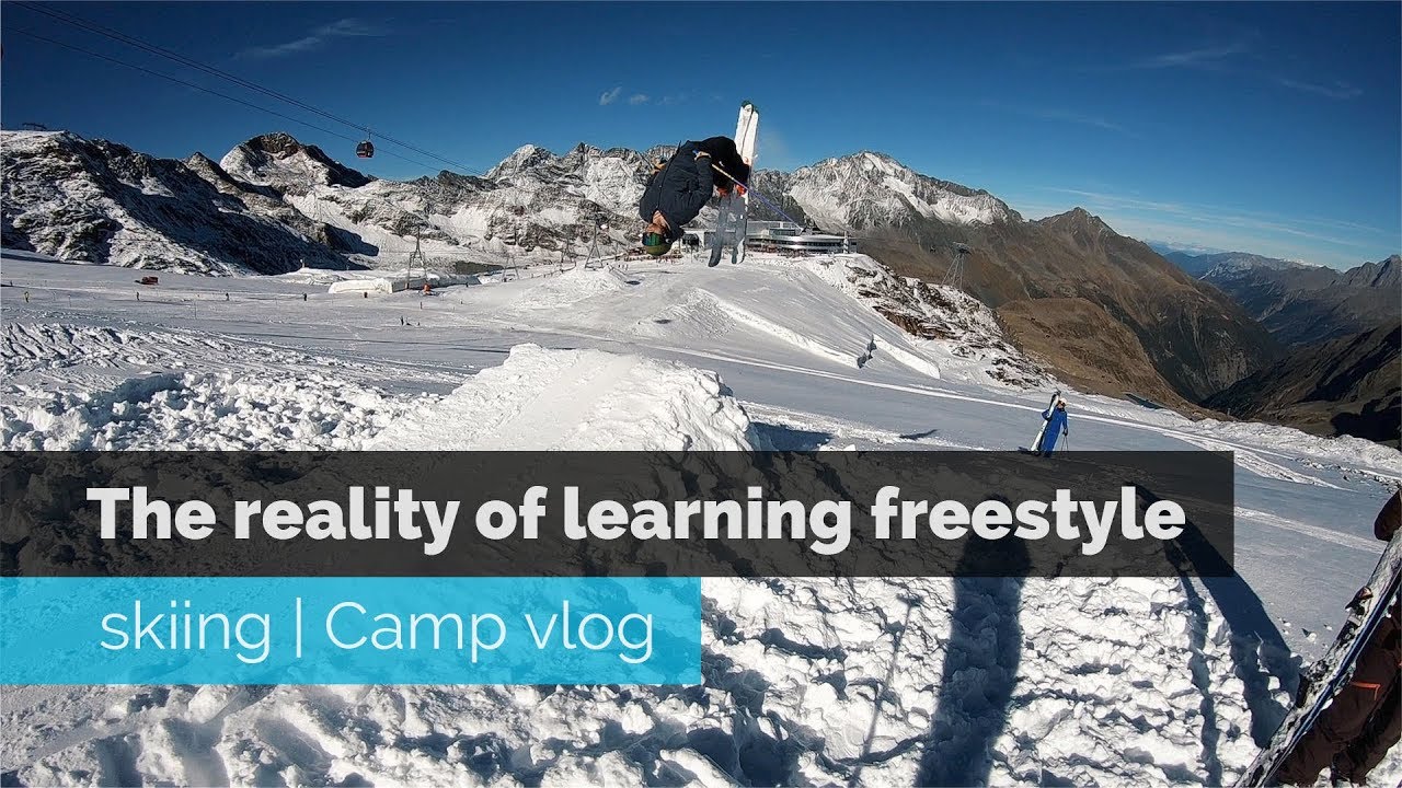 StompItTutorial's tweet card. The Reality of Learning Freestyle Skiing | Camp Vlog