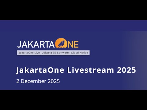 JakartaEE's tweet card. JakartaOne Livestream 2025