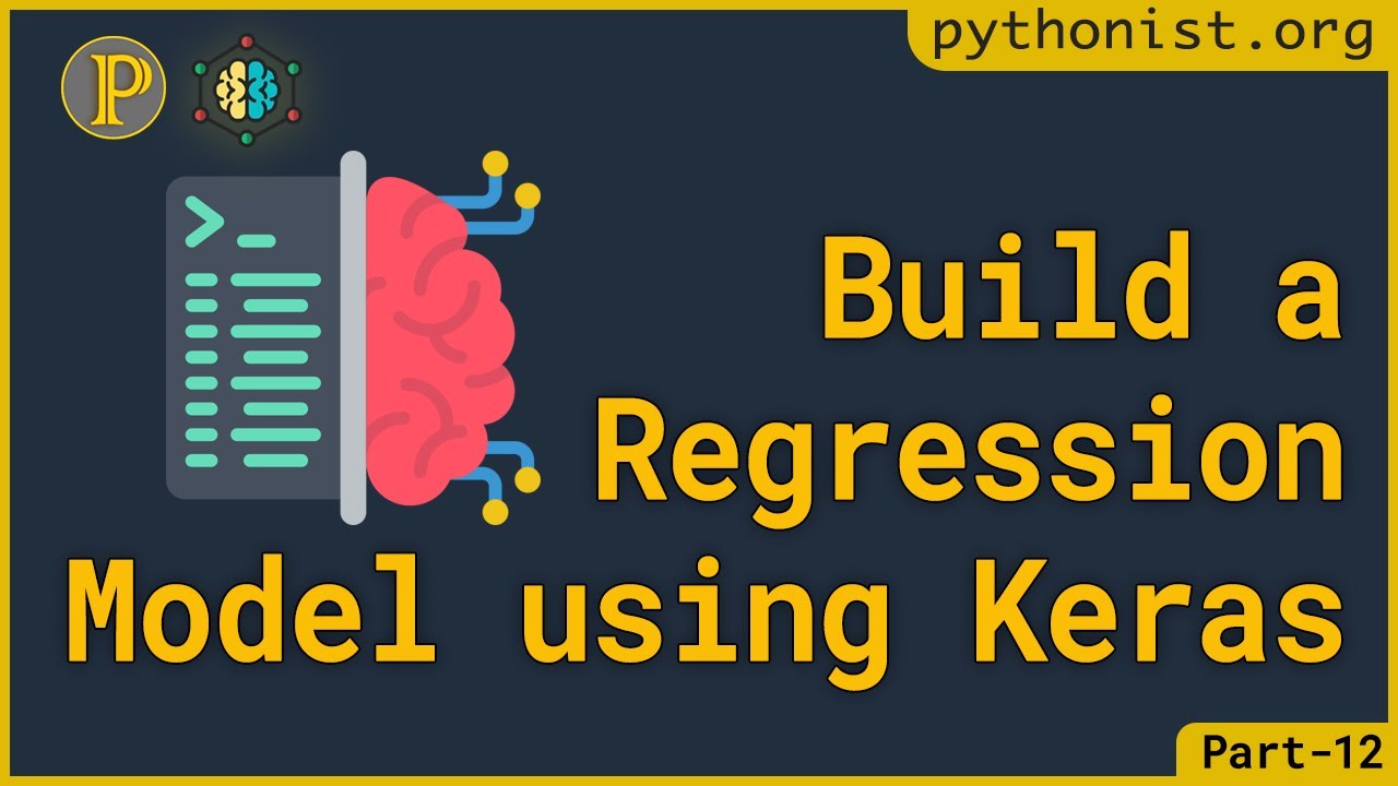 aPythonist's tweet card. Building a Regression model using Keras - Pt-12 | Machine Learning...