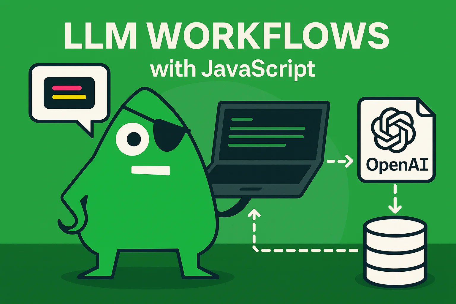 codehooksio's tweet card. Learn how to build reliable, production-ready LLM workflows using Codehooks.io, the Workflow API, and JavaScript — with OpenAI integration, webhook triggers (like GitHub issues), and state management.