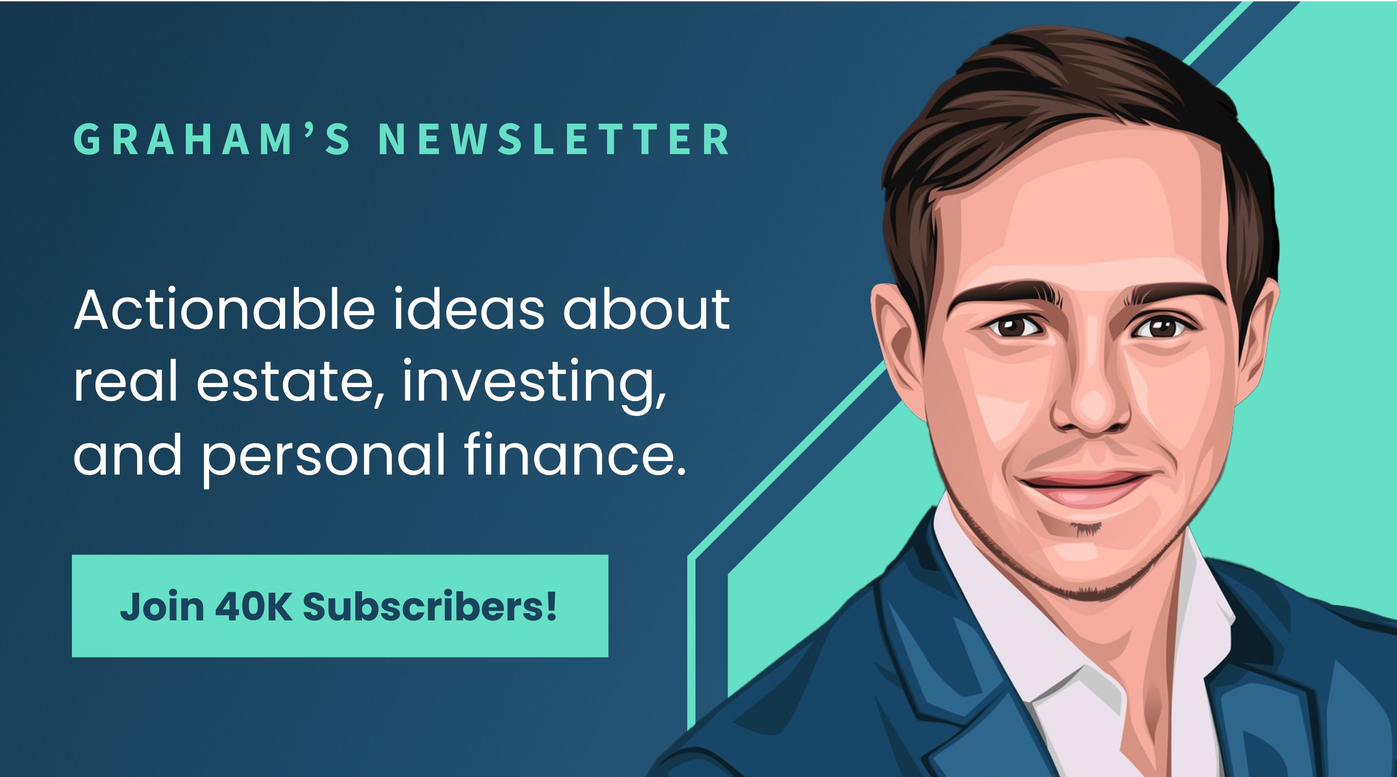 GrahamStephan's tweet card. Every week, I share actionable ideas about real estate, investing, and personal finance to help you in your journey toward financial success.