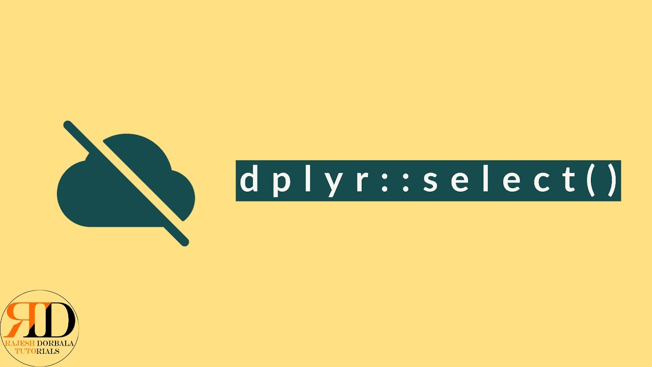 dorbalarajesh's tweet card. dplyr::select( ) function in R