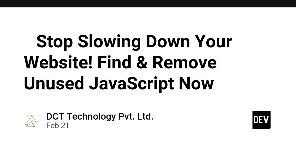 prod42net's tweet card. JavaScript can make your website dynamic, but too much unused JS can slow it down, hurt SEO, and...