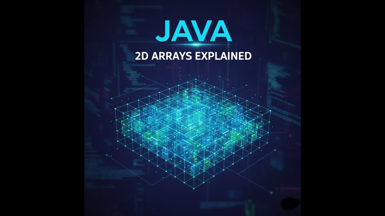 SentinelleTech1's tweet card. Java 2D Array Concept EXPLAINED