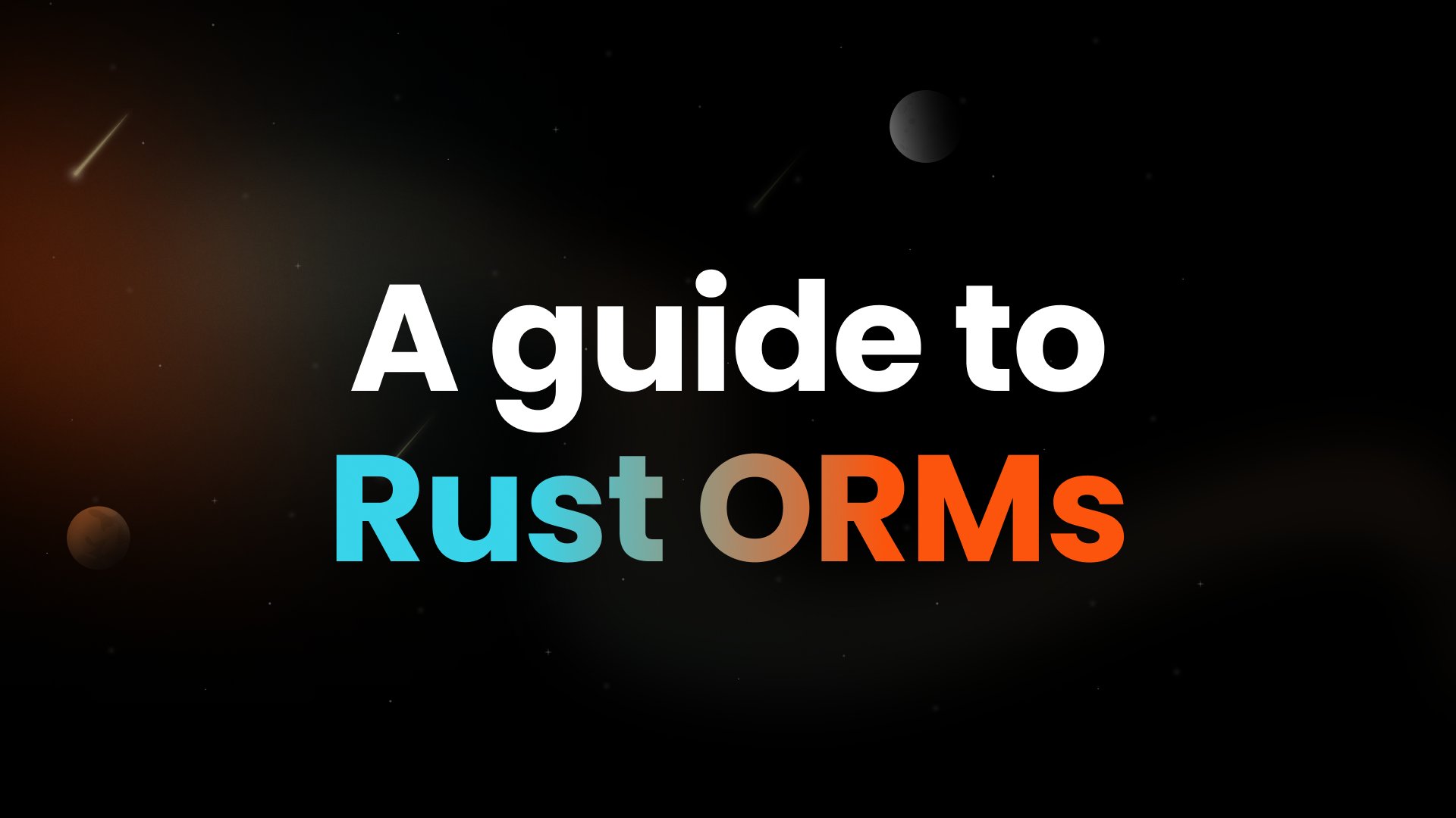 shuttle_dev's tweet card. This article talks about Rust ORMs, what they are and which ORM is best for your use case.