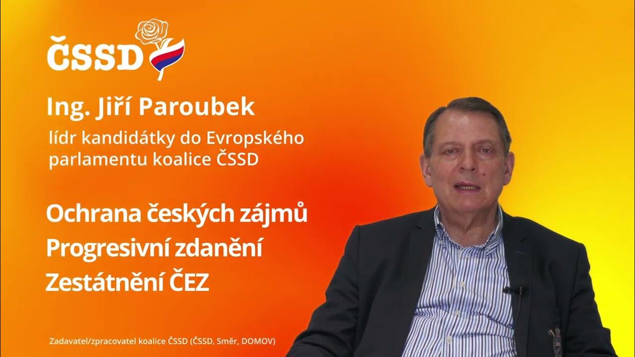 CSSDlidem's tweet card. Jiří Paroubek - Ochrana českých zájmů
