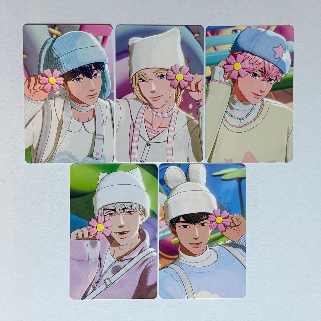 PLAVE Caligo ユニバ　Weverse 日本限定　特典　トレカ　コンプ え、PLAVEのトレカ、もう出てるんだ！しかも5枚セットとか最高じゃん