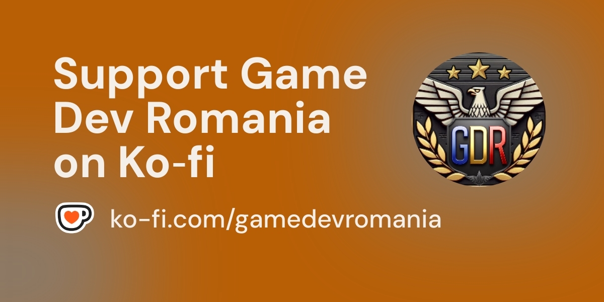 gamedevromania's tweet card. Become a supporter of Game Dev Romania today!