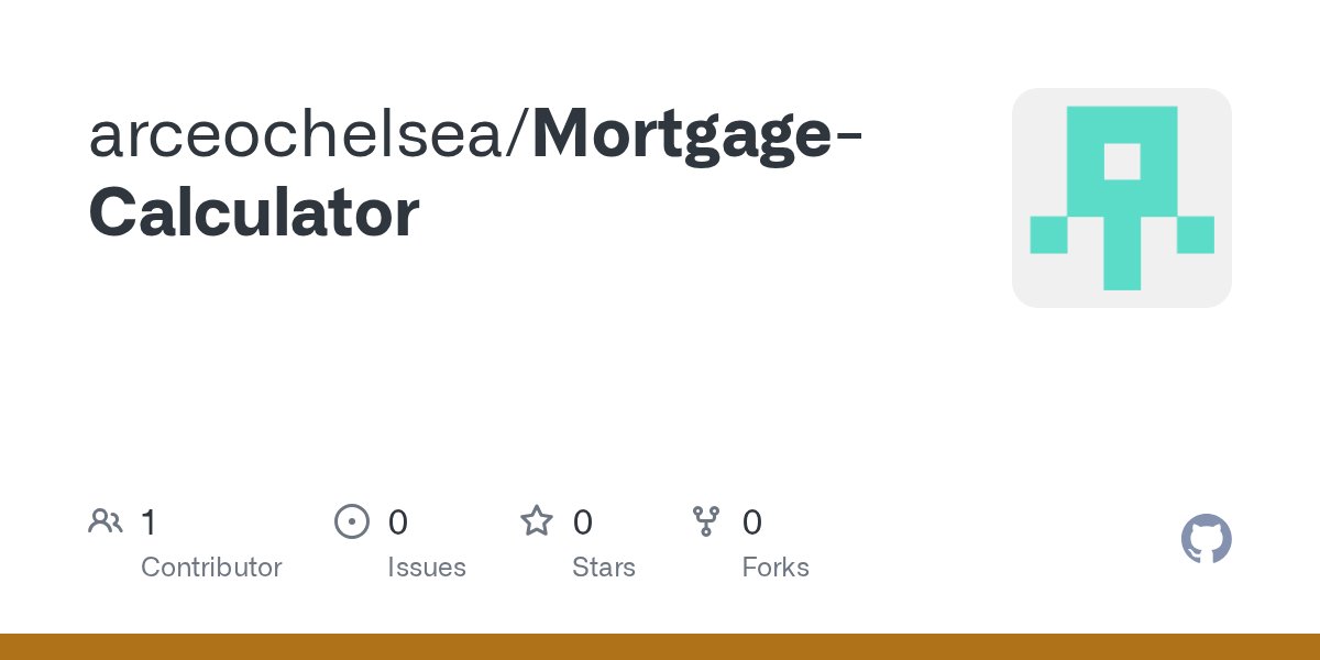 codeWithChelsea's tweet card. Contribute to arceochelsea/Mortgage-Calculator development by creating an account on GitHub.