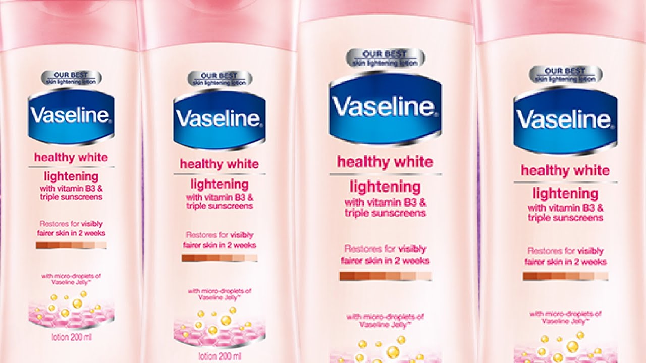 Wavelogix_Music's tweet card. VASELINE HEALTHY WHITE HYDRATING BODY LOTION| BEST SKIN WHITENING...