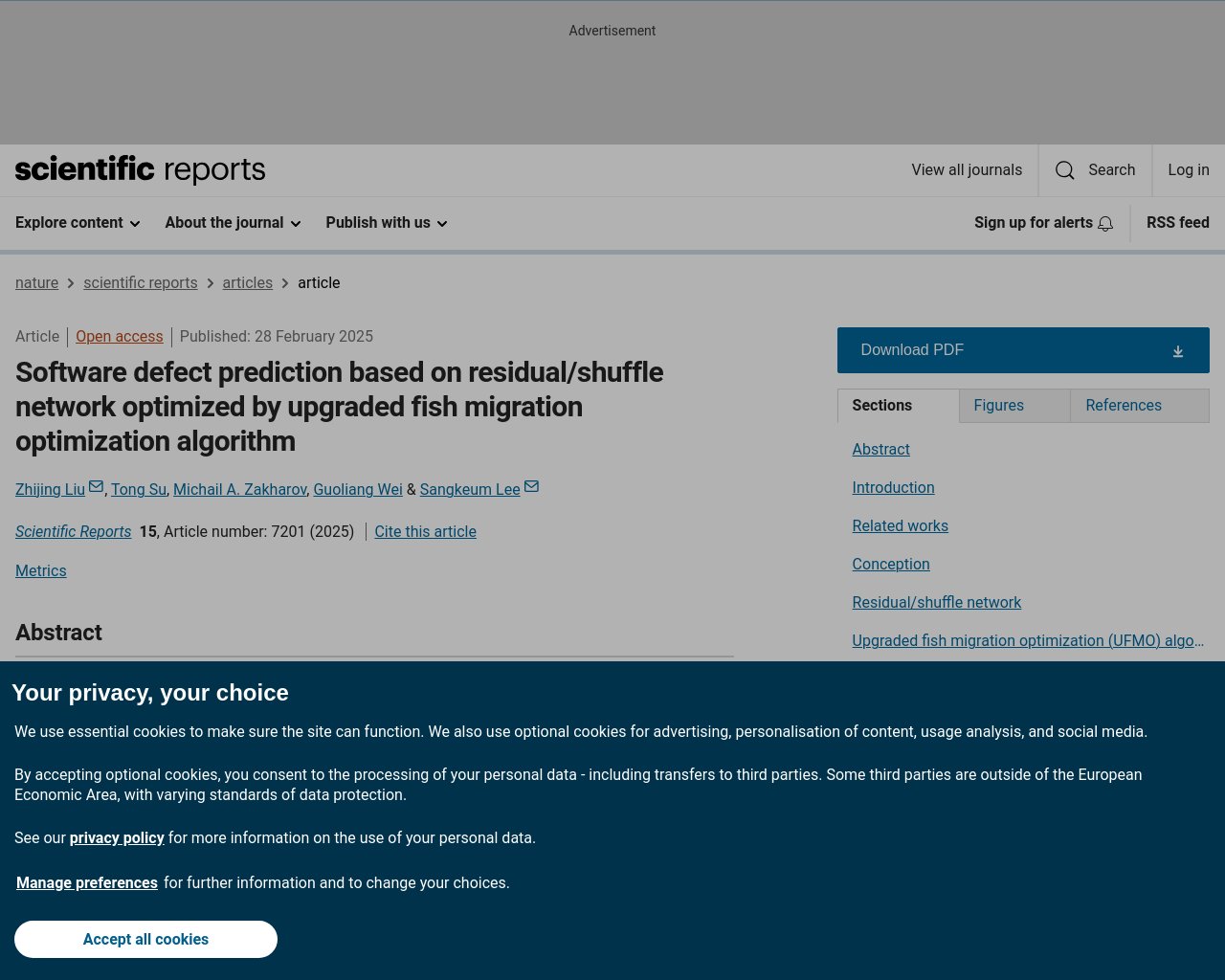 managetech_inc's tweet card. Residual/Shuffle (RS) NetworksとFish Migration Optimizat