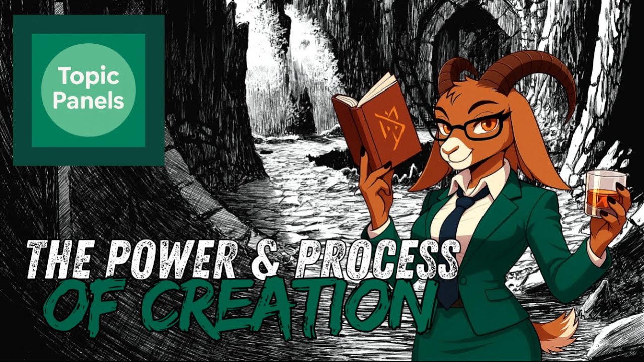 TheEclecticGoat's tweet card. S&D Ep 8: The Power & Process of Creation