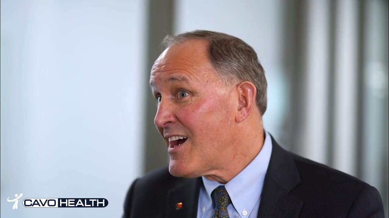 CavoHealth's tweet card. Meet George Witwer