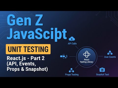 DeopaShivraj's tweet card. Gen Z JavaScript: React Testing Part 2 - API Calls, Props, & Snapsh...