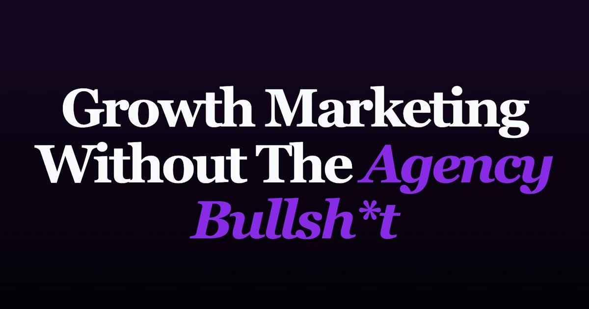 devevangelist's tweet card. Growth as a Service delivered by operators who've scaled 50+ brands. Fix conversion tracking, optimize ad performance, maximize ROAS. No contracts, no wasted meetings.