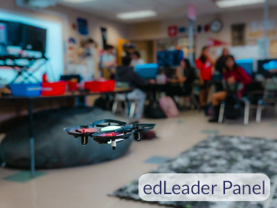 Robolinkinc's tweet card. Learn data-driven strategies that educators in rural communities and beyond can use to expand STEM pathways through UDL and drones.