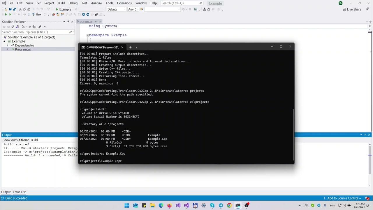 codeportingcom's tweet card. Automated C# to C++ Conversion: Step-by-Step Tutorial