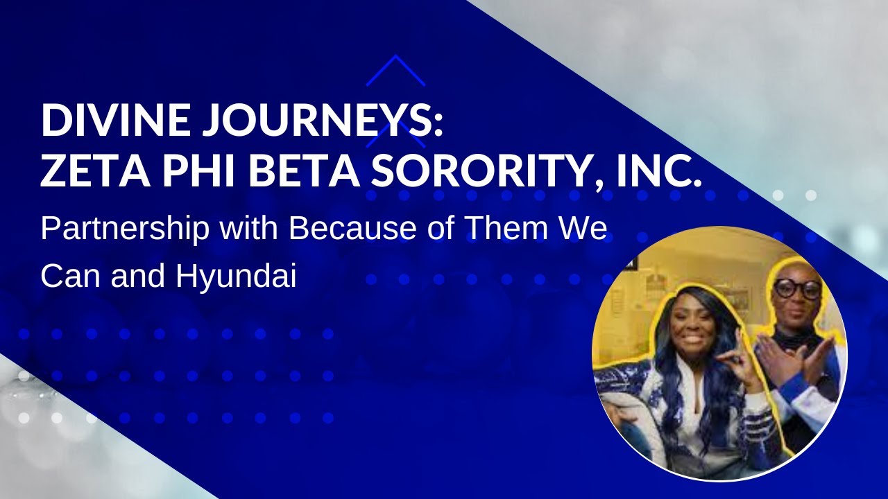 ZPhiBInc1920's tweet card. Divine Journeys: Zeta Phi Beta Sorority Inc. | Because of Them We Can...