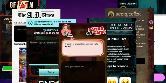 cokeandcode's tweet card. Building 7 AI games in 7 Days